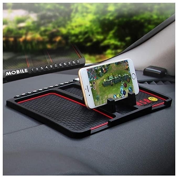 Car Accessories Multifunction Phone GPS Holder Anti-Slip Silicone Pad and Car Mobile Holders for Car Dashboard