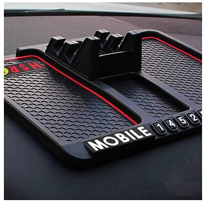 Car Accessories Multifunction Phone GPS Holder Anti-Slip Silicone Pad and Car Mobile Holders for Car Dashboard
